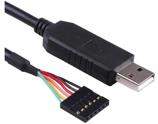 Alt view image 8 of 14 - FTDI TTL-232R-3V3 USB to TTL UART Adapter Converter Serial Cable,3.3V,6 Way, USB to TTL UART Debug Cable