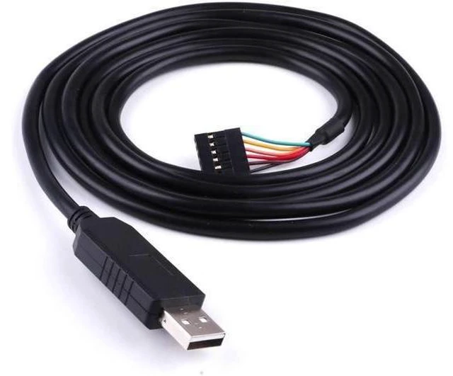 Alt view image 9 of 14 - FTDI TTL-232R-3V3 USB to TTL UART Adapter Converter Serial Cable,3.3V,6 Way, USB to TTL UART Debug Cable