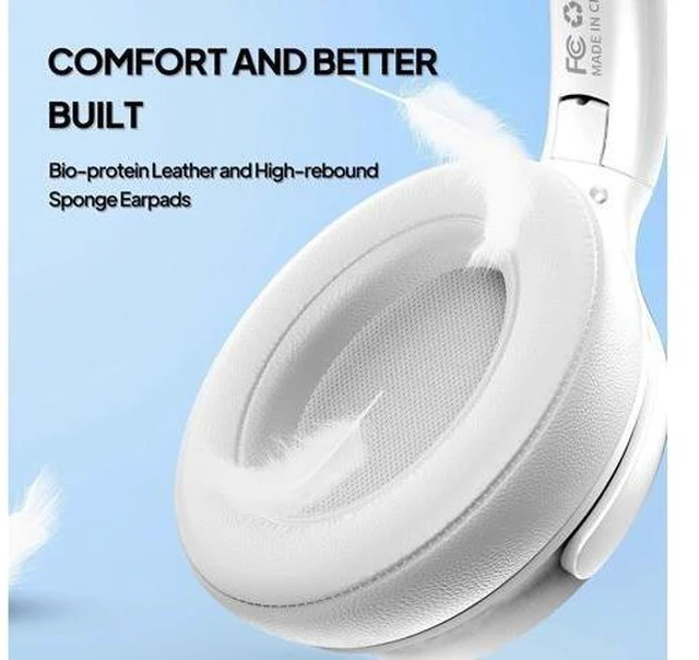 Alt view image 10 of 10 - ADOOPE Wired Over-Ear Headphones with USB C Connector, Hi-Fi Stereo Sound, Noise-Isolating Ear Cups, Comfortable Fit for USB C Devices (with Bag, White)