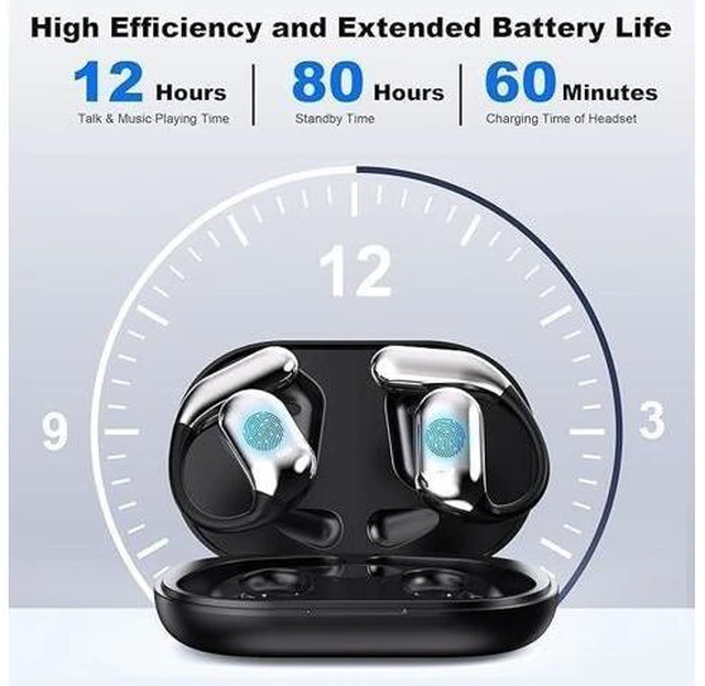 Alt view image 10 of 10 - AI Language Translation Earbuds, Wireless Earbuds Translator Real Time 144 Languages 3-in-1 Translator Ear Buds 5.4 Bluetooth Headphones Two-Way Translating Device fit iOS and Android - Black 2