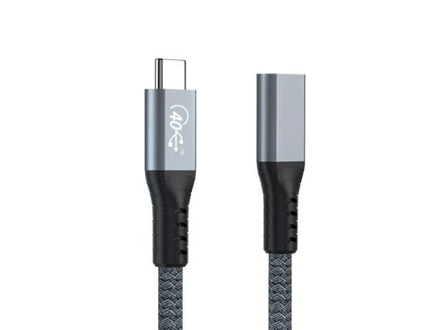 Alt view image 14 of 14 - USB4 USB-C Type-C Male to Type-C Female Extension Cable 40Gbps with 100W Charging and 8K@60Hz