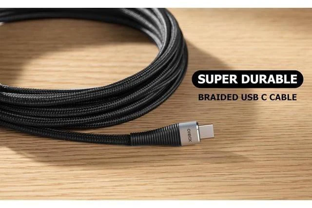 Alt view image 14 of 14 - Extra Long USB C to USB C Cable 15FT 100W USB C Charger Cable Fast Charging Cord Braided Type C Cable for iPhone 17 16 15/15Plus/15Pro/Max MacBook Pro/Air iPad Pro/Air/Mini Pixel Laptop