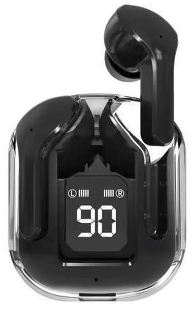 Alt view image 6 of 10 - Air31 TWS Wireless Earphones Transparent in Ear Headset ENC Sports Headphones LED Power Digital Display Stereo Sound Earbuds