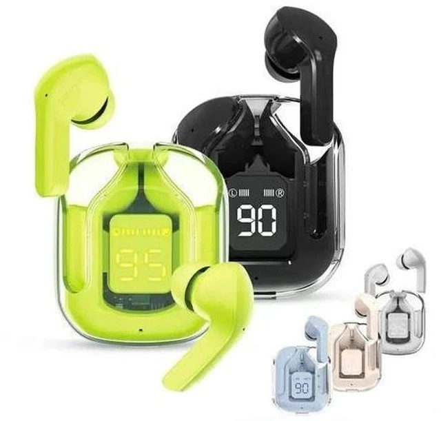 Alt view image 10 of 10 - Air31 TWS Wireless Earphones Transparent in Ear Headset ENC Sports Headphones LED Power Digital Display Stereo Sound Earbuds