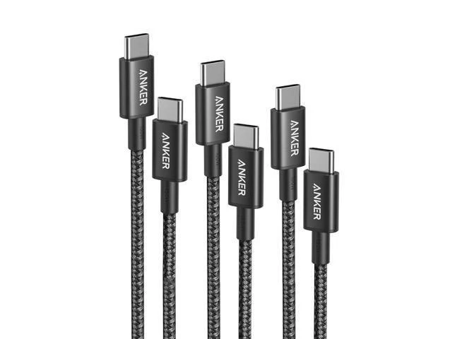 Alt view image 13 of 13 - USB C to USB C Cable Type-C Charging Cord Fast Charge(3.3FT+6FT+10FT 100W) for iPhone 17 Series MacBook and More(Black)