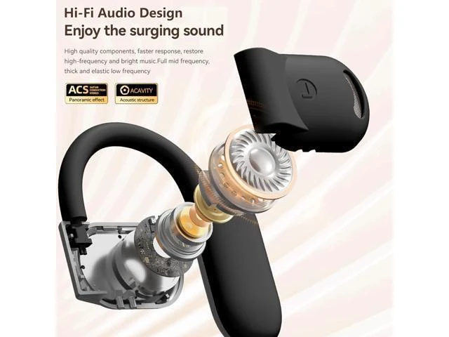 Alt view image 11 of 14 - Ai Translation Earbuds Real Time, Wireless Bluetooth Ear Buds Translator, Language Translating Headphones,HiFi Sound,144 Languages for Travel, Business, Music,Learning-Glossy Black