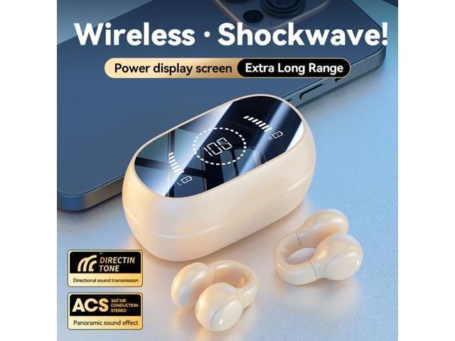 Alt view image 9 of 14 - SOEWIOU 2026 Version True Wireless Bluetooth Earbuds with Charging Case Compatible with Apple & Android, Dual Connect, Built-in Microphone, Stereo Sound in-Ear Bluetooth Headphones Headset - Model 33