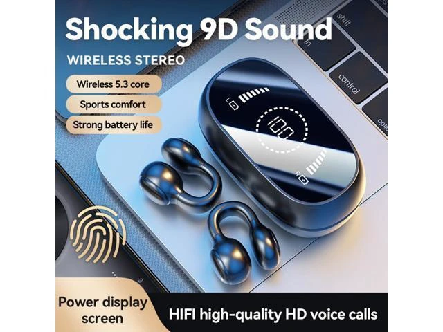Alt view image 10 of 14 - SOEWIOU 2026 Version True Wireless Bluetooth Earbuds with Charging Case Compatible with Apple & Android, Dual Connect, Built-in Microphone, Stereo Sound in-Ear Bluetooth Headphones Headset - Model 33
