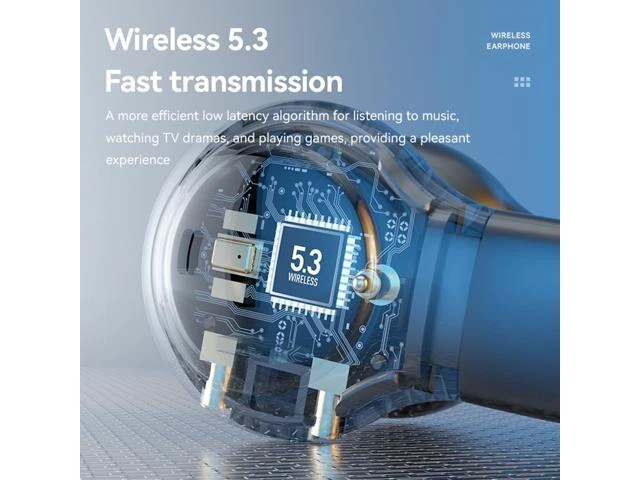 Alt view image 12 of 14 - SOEWIOU 2026 Version True Wireless Bluetooth Earbuds with Charging Case Compatible with Apple & Android, Dual Connect, Built-in Microphone, Stereo Sound in-Ear Bluetooth Headphones Headset - Model 33