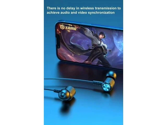 Alt view image 5 of 6 - G01 Wireless Neckband Headphone Electronics Sport Earphone Neckband Magnetic Bass Headset Handsfree Earbuds with Mic Pink