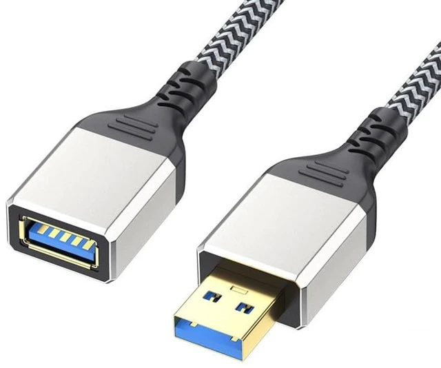 Alt view image 3 of 4 - 1 Pack 3.3ft USB Extensions Cable USB 3.0 Extension Cord Type A Male to Female Sturdy Fast Data Transfer Compatible with USB Keyboard,Mouse,Flash Drive
