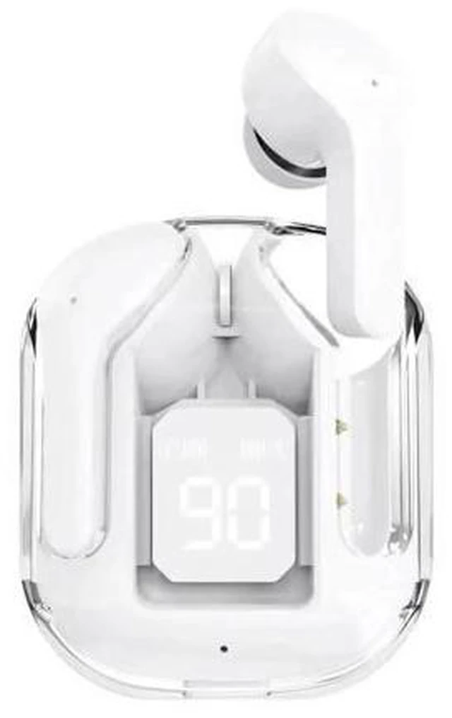 Alt view image 9 of 11 - T6 TWS Earbuds Wireless Blue Tooth 5.0 ENC Sport Gaming Headsets Noise ReductionMic Stereo Headphones with LED Display Earphone White