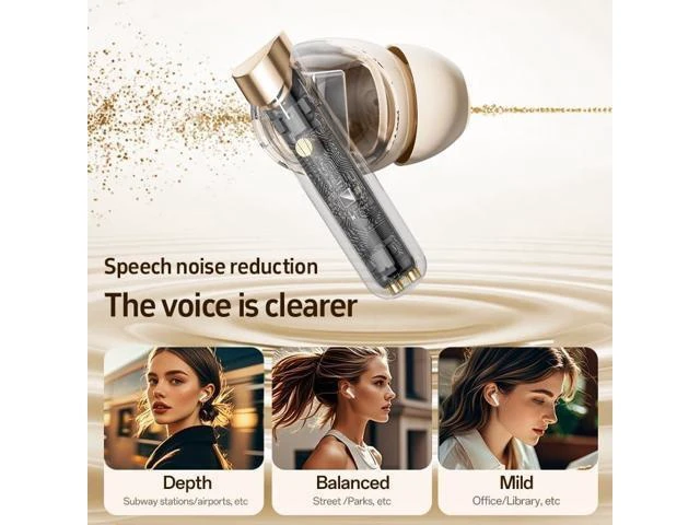 Alt view image 14 of 14 - AI Real-Time Translation Earbuds,Wireless Earbuds,144 Languages Ear Buds,Two-Way Translator Earbuds, Bluetooth Headphones, Ear pods Wireless,HD Sound Translating Earbuds for Travel, Business