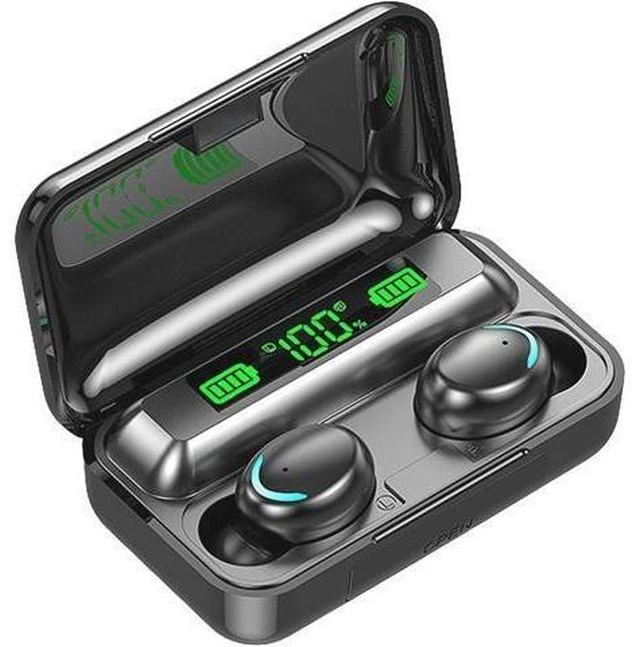 Alt view image 8 of 14 - SOEWIOU Wireless Earphones, Wireless Earbuds, HiFi Stereo, Bluetooth 5.3 Touch Control Noise Rduction Headphones, Mini Eear Buds Mic in-Ear Headphones IP7 Waterproof Led Display for Smartphone