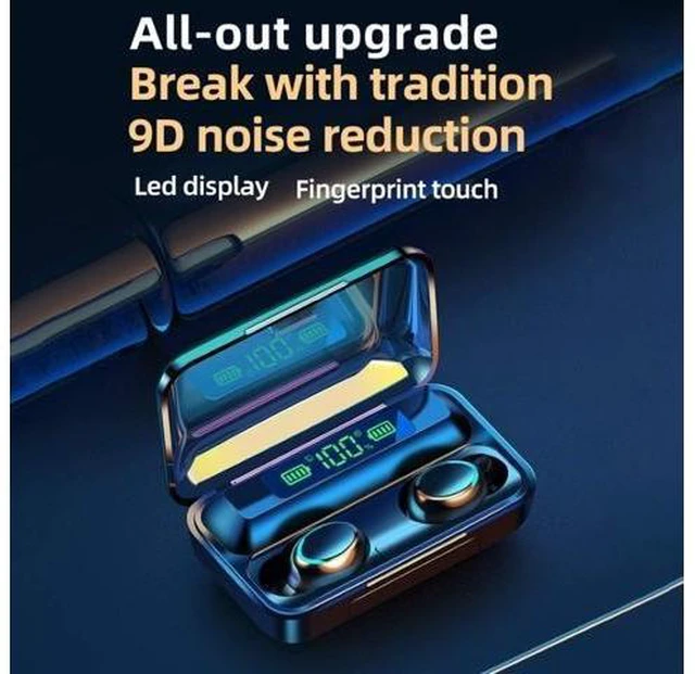 Alt view image 10 of 14 - SOEWIOU Wireless Earphones, Wireless Earbuds, HiFi Stereo, Bluetooth 5.3 Touch Control Noise Rduction Headphones, Mini Eear Buds Mic in-Ear Headphones IP7 Waterproof Led Display for Smartphone