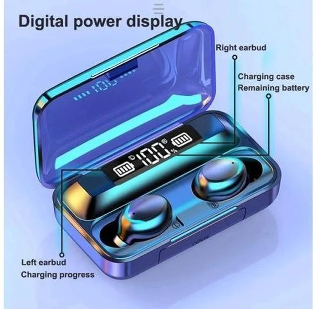 Alt view image 12 of 14 - SOEWIOU Wireless Earphones, Wireless Earbuds, HiFi Stereo, Bluetooth 5.3 Touch Control Noise Rduction Headphones, Mini Eear Buds Mic in-Ear Headphones IP7 Waterproof Led Display for Smartphone