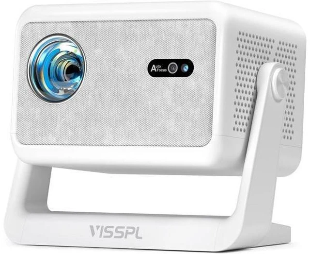 Alt view image 8 of 14 - Mini Projector, VISSPL Full HD 1080P Video Projector, Portable Outdoor Projector with Tripod, Kids Gift, Home Theater Movie Phone Projector Compatible with Android/iOS/Windows/TV Stick/HDMI/USB