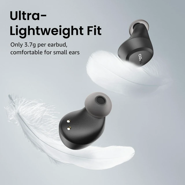 Alt view image 11 of 14 - A1 Wireless Earbuds Bluetooth 5.3 Light Weight in Ear IPX5 Waterproof Headphones 2 Mic for AI Calls, Immersive Premium Sound Bass Headset with Charging Case, 32 Presets EQ Customization via App