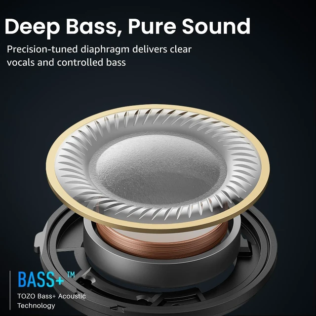 Alt view image 9 of 14 - A1 Wireless Earbuds Bluetooth 5.3 Light Weight in Ear IPX5 Waterproof Headphones 2 Mic for AI Calls, Immersive Premium Sound Bass Headset with Charging Case, 32 Presets EQ Customization via App