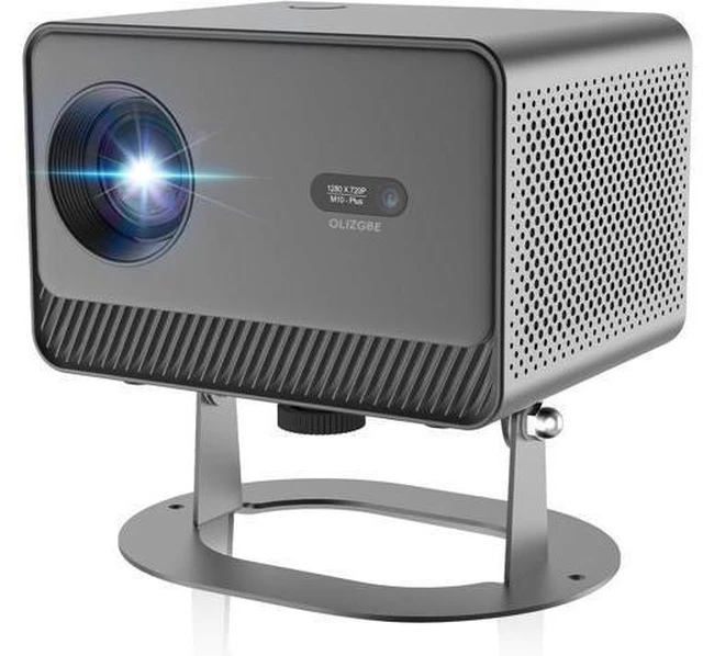 Alt view image 7 of 12 - Mini Projector Support 4K with WiFi and Bluetooth, Built-in APPS & Electric Focus, 300 ANSI & Auto Keystone Portable Projector, 200" Screen Compatible with iPhone/Laptop/TV Stick for Bedroom Outdoor
