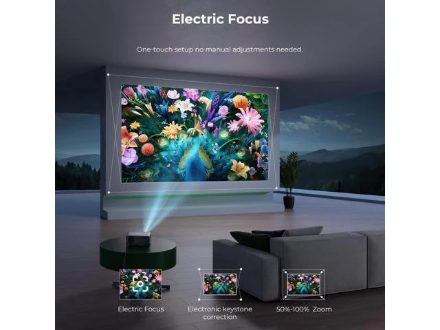 Alt view image 9 of 14 - Mini Projector, Upgraded Full HD 1080P Support Video Projector, Portable Small Movie Projector, Compatible with iOS/Android/Windows/TV Stick/Box/USB/HDMI Movie Projector with apps
