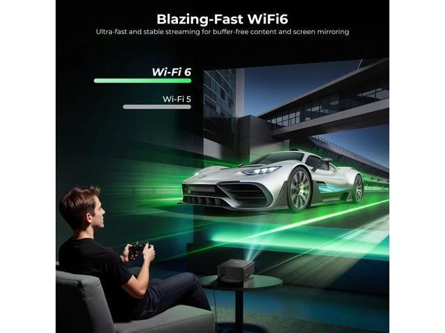 Alt view image 10 of 14 - Mini Projector, Upgraded Full HD 1080P Support Video Projector, Portable Small Movie Projector, Compatible with iOS/Android/Windows/TV Stick/Box/USB/HDMI Movie Projector with apps