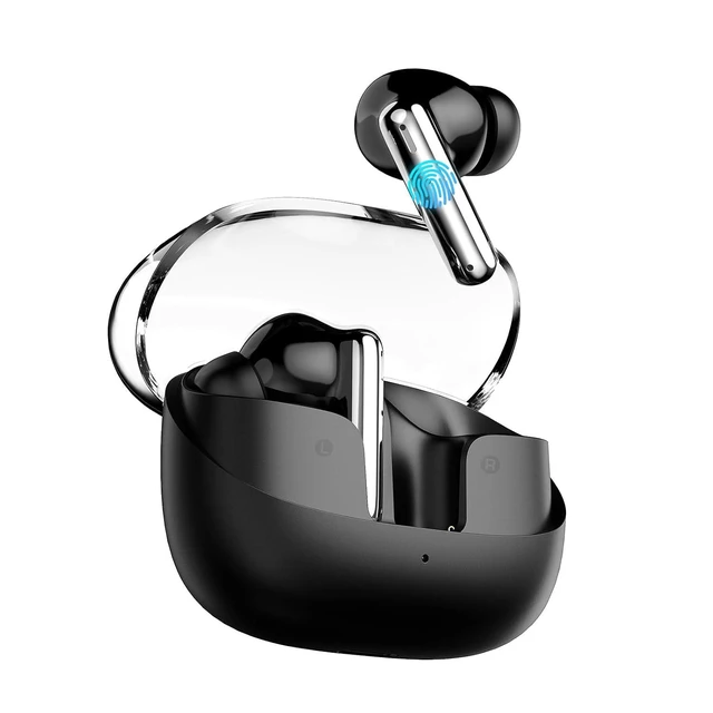 Alt view image 8 of 14 - MTW60 Wireless Earbuds Bluetooth 5.3, 34H Playtime HiFi Earbuds with Noise Cancelling Mic, 13mm Dynamic Driver, IPX4 Waterproof Sports Earphones, Type-C Charging Case in-Ear Headphones