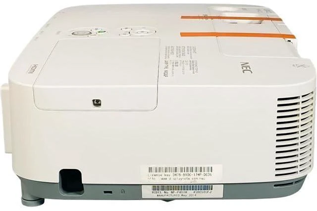 Alt view image 14 of 14 - Versatile 3LCD Projector: WXGA Resolution 4000 Lumens Closed Captioning DICOM Brightness for Gaming and Digital Signage - HDMI USB, Bundle HDMI Cable Remote Control Power Cord
