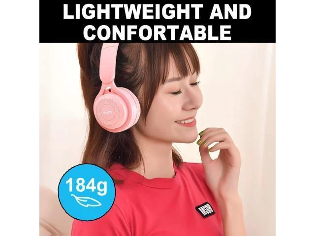 Alt view image 9 of 14 - Upgraded Hybrid Noise Cancelling Headphones with Transparent Modes Wireless Bluetooth with Mic Deep Bass Soft-Earpads Hi-Fi Audio Comfortable Fit Long Playtime for Home Office Travel Over Ear Pink