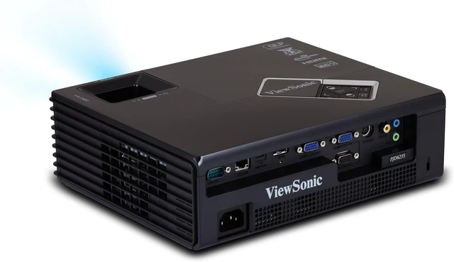 Alt view image 11 of 14 - ViewSonic PJD6235 XGA DLP Projector with 1024 x 768 Resolution, 2800 ANSI Lumens, 15000:1 Contrast Ratio, LAN Control, HDMI, 3D Blu-Ray Ready (Black)