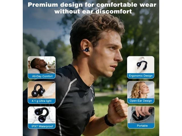 Alt view image 13 of 14 - AI Translation Earbuds Real Time, 164 Languages Translator Earbuds, Wireless Translating Ear Buds, Bluetooth Headphones for Travel Business Meeting Learning (Black)