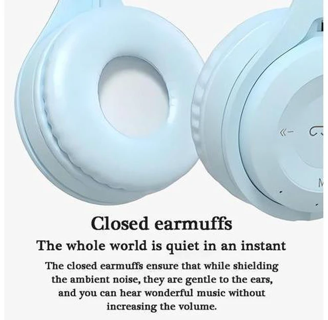 Alt view image 12 of 14 - Upgraded Hybrid Noise Cancelling Headphones with Transparent Modes Wireless Bluetooth with Mic Deep Bass Soft-Earpads Hi-Fi Audio Comfortable Fit Long Playtime for Home Office Travel Over Ear Blue