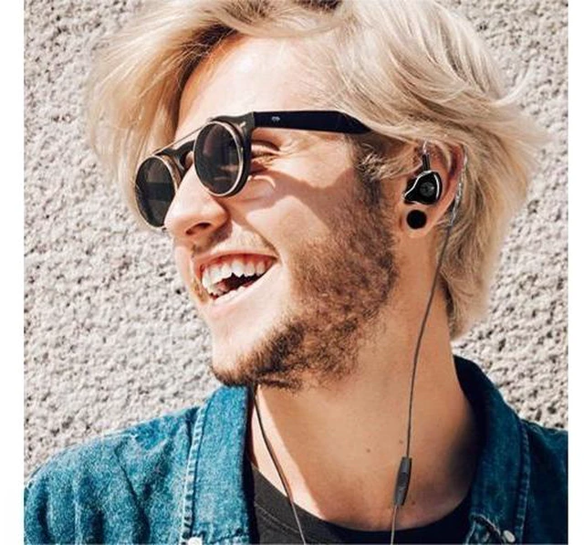 Alt view image 14 of 14 - in Ear Monitor Headphones HiFi Stereo IEM Earphones Dynamic Dual Driver Wired Earbuds with Detachable Cable Noise Canceling Headset for Singers Musicians Drummers Audiophile (Black)