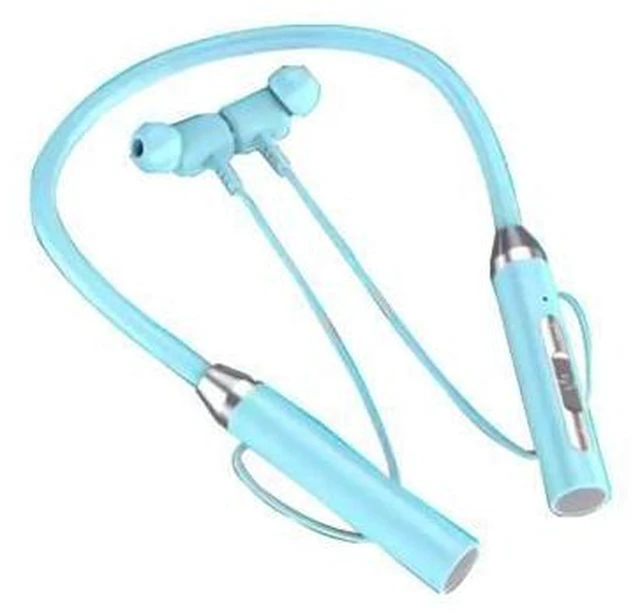 Alt view image 4 of 6 - G01 Wireless Neckband Headphone Electronics Sport Earphone Neckband Magnetic Bass Headset Handsfree Earbuds with Mic Blue