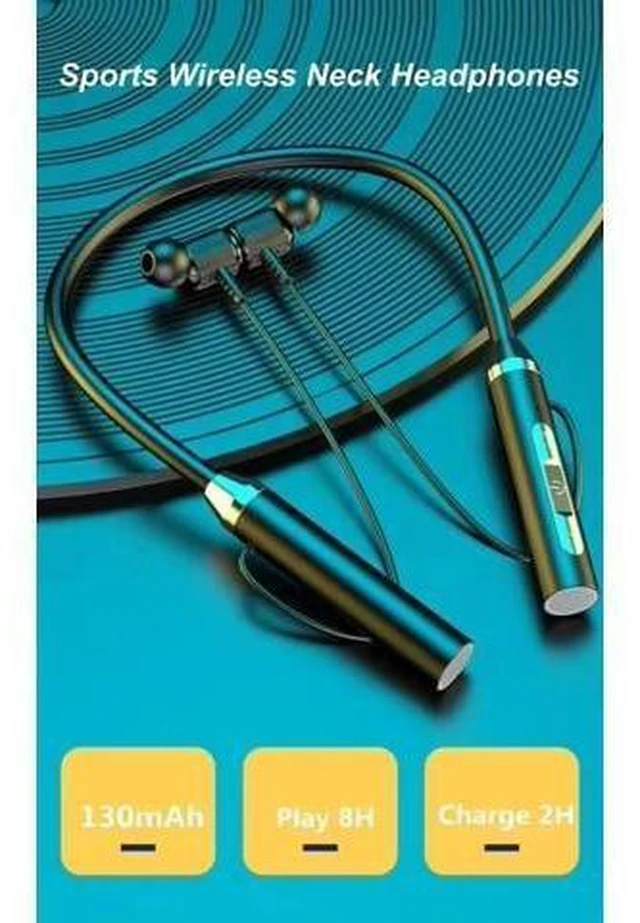 Alt view image 8 of 8 - G01 Wireless Neckband Headphone Electronics Sport Earphone Neckband Magnetic Bass Headset Handsfree Earbuds with Mic