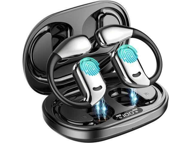 Alt view image 8 of 14 - AI Translation Earbuds Real Time, Wireless Earbuds,3-in-1 Language Translator Earbuds, Two-Way Open Ear Headphones, HD Sound,Noise Canceling Ear Buds Wireless Bluetooth Earbuds for Travel, Business