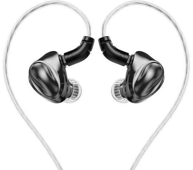 Alt view image 8 of 14 - Dolphin 10mm Dual Magnetic Circuit Dynamic Driver in-Ear Headphone with Interchangeable Cable (3.5mm with mic)