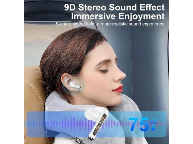 Alt view image 10 of 12 - Pixel Earbuds Wireless Ear buds for Google Pixel 10 Pro XL 10 Pro Fold 10 Pro 10 9a 9 Pro XL 9 Pro Fold Pro 9 8 7 6 60H Bluetooth Headphones in Ear Earphones Noise Canceling IPX7 Waterproof Sports LED