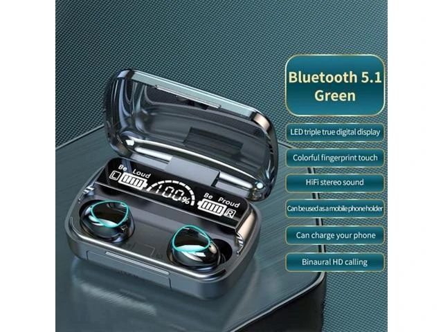 Alt view image 9 of 14 - Wireless Earbuds Bluetooth 5.3 Headphones, Long Playing time , Touch Control Noise Reduction Headphones ,IP7 Waterproof Mini Ear Buds Mic In-Ear Headset ,Compatible with IOS , Android Smartphone