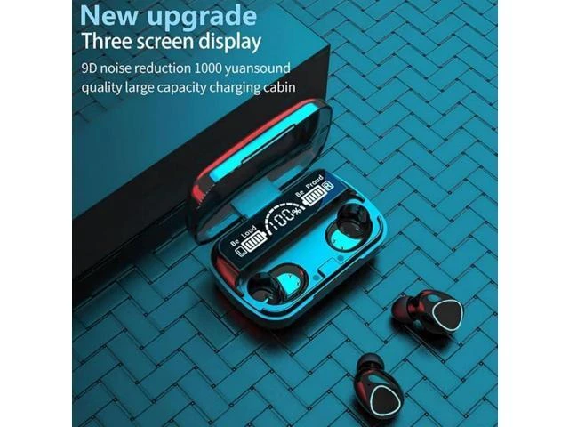 Alt view image 11 of 14 - Wireless Earbuds Bluetooth 5.3 Headphones, Long Playing time , Touch Control Noise Reduction Headphones ,IP7 Waterproof Mini Ear Buds Mic In-Ear Headset ,Compatible with IOS , Android Smartphone