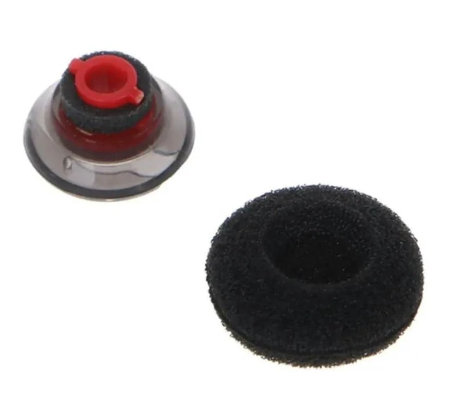 Alt view image 2 of 2 - for Soft Silicone Ear Pads Earphone Clear Earbuds Tips Eargels Black Foam Accessories for 5200 Earphone