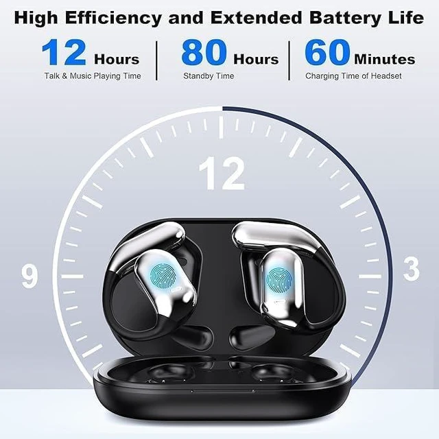 Alt view image 10 of 10 - AI Language Translation Earbuds, Wireless Earbuds Translator Real Time 144 Languages 3-in-1 Translator Ear Buds 5.4 Bluetooth Headphones Two-Way Translating Device fit iOS and Android - Black 2