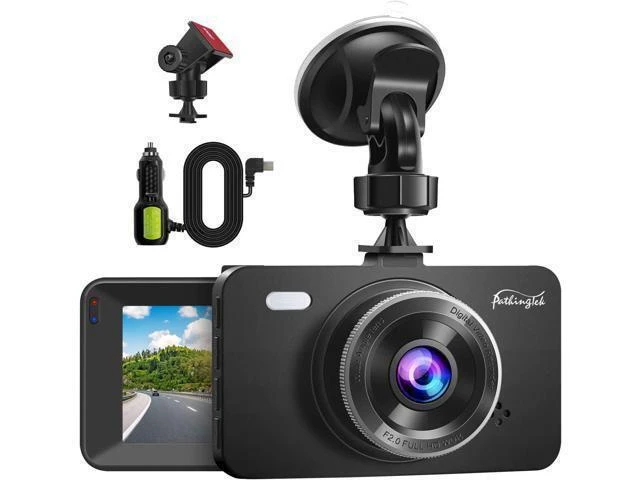 Alt view image 8 of 14 - Dash Cam 1080P DVR Dashboard Camera Car Driving Recorder 3 Inch Driving Camera LCD Screen, 170°Wide Angle, WDR, G-Sensor, Loop Recording, Parking Monitor, Motion Detection