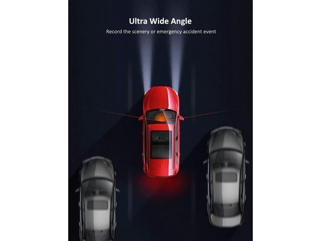 Alt view image 13 of 14 - Dash Cam 1080P DVR Dashboard Camera Car Driving Recorder 3 Inch Driving Camera LCD Screen, 170°Wide Angle, WDR, G-Sensor, Loop Recording, Parking Monitor, Motion Detection