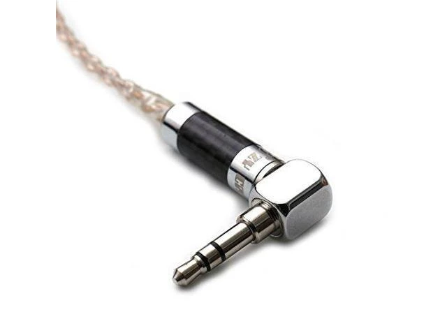 Alt view image 10 of 12 - HiFi Cable 3.5mm Male to 3.5mm Male Earphone Upgrade Cable ZY-200 (Golden)