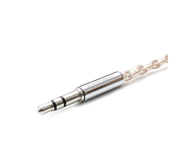 Alt view image 11 of 12 - HiFi Cable 3.5mm Male to 3.5mm Male Earphone Upgrade Cable ZY-200 (Golden)