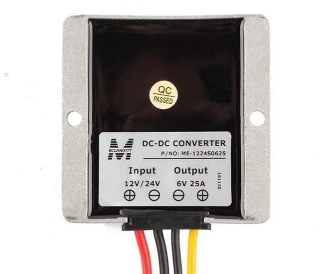 Alt view image 11 of 14 - uxcell Power Converter Regulator DC12V/24V to DC6V 25A 150W Waterproof Voltage Convert Transformer