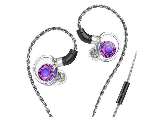 Alt view image 8 of 14 - Medusa High-Performance 12mm Dynamic Drivers Monitors in-Ear Earphones (with mic)