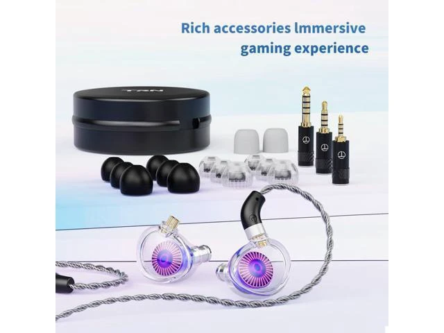 Alt view image 9 of 14 - Medusa High-Performance 12mm Dynamic Drivers Monitors in-Ear Earphones (with mic)