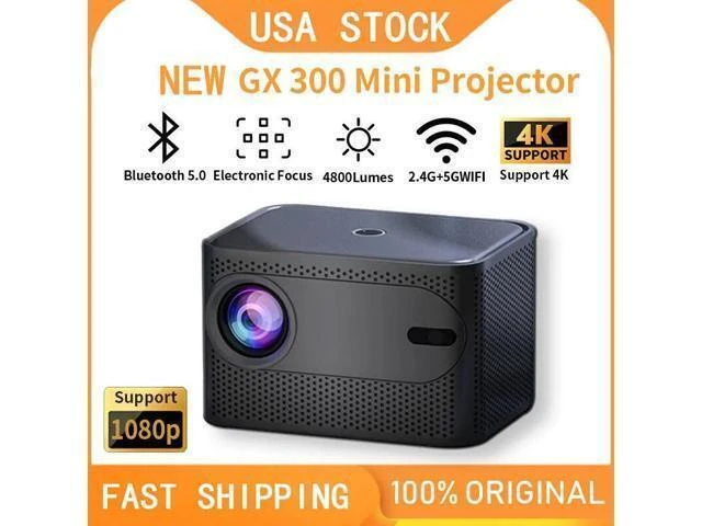 Alt view image 8 of 14 - Proyector 5G WiFi Bluetooth HD Projector 4K LED Android Home Theater Cinema HDMI
